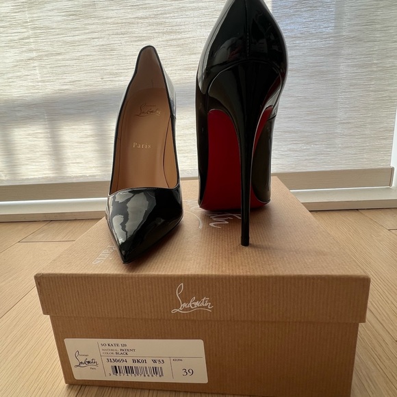 Christian Louboutin So Kate black patent leather pumps - Picture 5 of 8